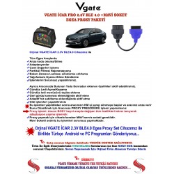 Vgate İcarPro 2.3v Egea Uyumlu Arıza Tespit ve Özellik Aktif Etme Proxy Set Bluetooth İos