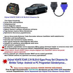 Vgate İcarPro 2.3v Egea Uyumlu Arıza Tespit ve Özellik Aktif Etme Proxy Set Bluetooth İos
