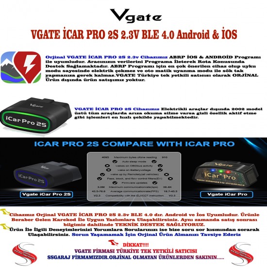 İcar Pro 2S v2.3 Ble 4.0 Bluetooth Elektrikli Araçlar İçin Özel ABRP Uyumlu Arıza Tespit Cihazı İcar Pro 2S v2.3 Ble 4.0 Bluetooth Elektrikli Araçlar İçin Özel ABRP Uyumlu Arıza Tespit Cihazı