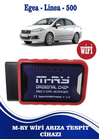 M-RY Wifi Fiat Egea Linea Doblo Fiorino Marea Albea Palio 500 Stilo Uyumlu wifi Arıza Tespit Cihazı