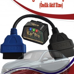 Vgate İcarPro 2.3v Egea Uyumlu Arıza Tespit ve Özellik Aktif Etme Proxy Set Bluetooth İos